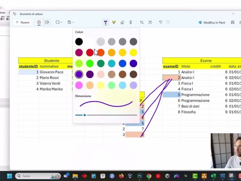 Trasformazione da ER a MySQL 13/20 – Traduciamo in SQL la relazione Molti a Molti