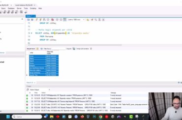 Query Language in MySQL 3/4 – Query di raggruppamento ed aggregazione, GROUP BY con esempi